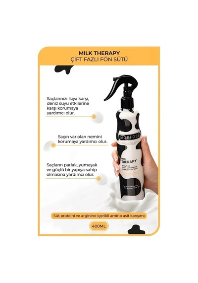Jenerik Milk Therapy Çift Fazlı Kondisyoner Fön Suyu 400 Ml - Mrfs