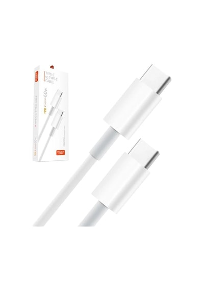 Powerway Pd60 Type-c To Type-c 60w 1 Metre Hızlı Şarj Ve Data Kablosu