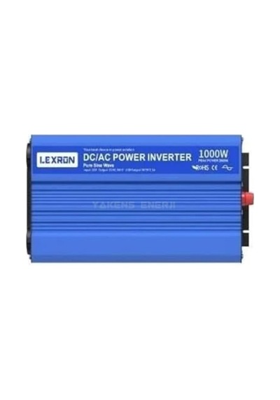 1000 Watt 12v Tam Sinüs İnverter Lexron 10"