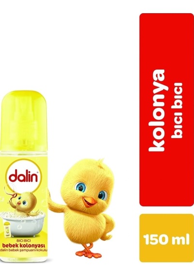 Dalin Bebek Kolonyası 150ML Bıcı Bıcı Kokusu-çiçek Bahçesi Karma 2 Li Set