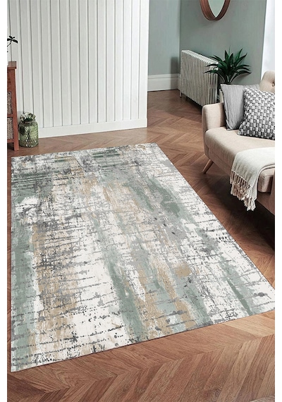 Rovigo Home Dijital Baskı Yıkanabilir Kaymaz Taban Salon Halısı Ve Yolluk Rv143-fnl448 Yeşil