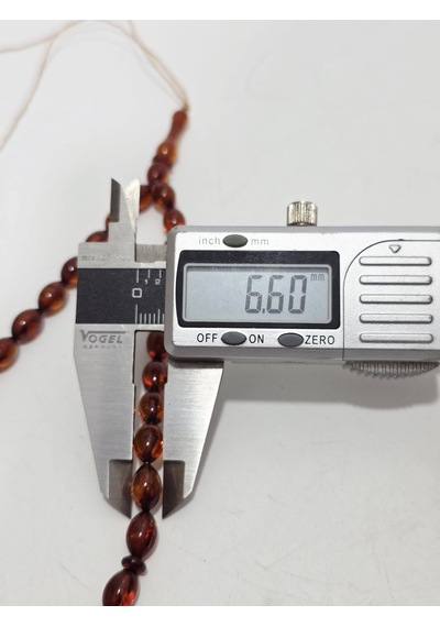 Doğal Kaya Damla Kehribar Tesbih 33lük 8,40 Gram