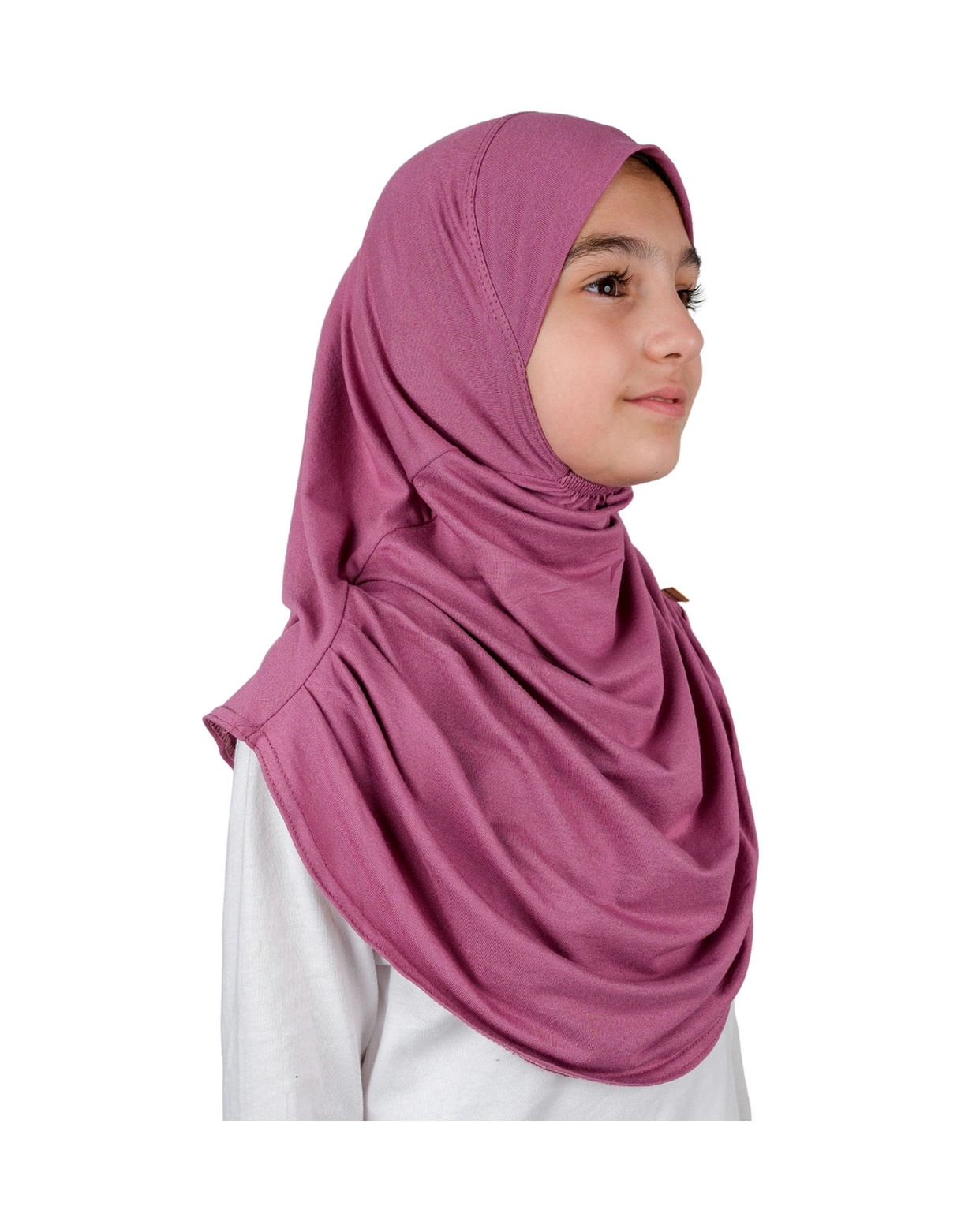 Pratik Hazır Geçmeli Çocuk Şal Pembe Pembe