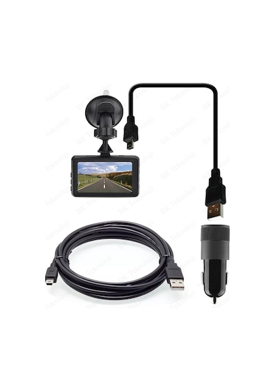 USB 2.0 Erkek - Mini USB 2.0 Erkek Veri-Şarj Kablosu 1.5 M