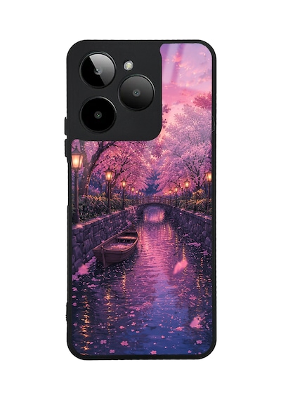 Gm Era 30 Sakura Twilight Canal Tasarımlı Glossy Telefon Kılıfı Pink