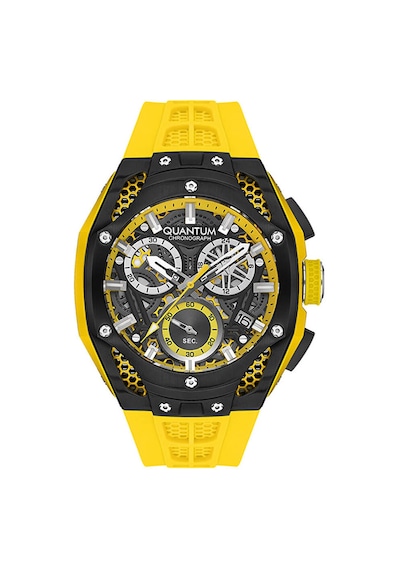 Quantum Quartz Erkek Kol Saati Hng1102.354 Altın - Mavi