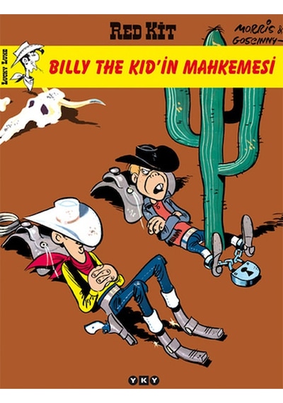 Red Kit 29 - Billy The Kid'in Mahkemesi - Morris (Maurice de Bevere) -  Rene Goscinny - Yapı Kredi Yayınları