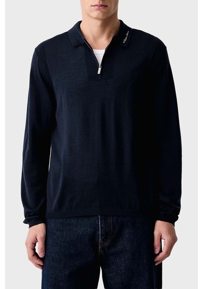 Emporio Armani Yünlü Fermuarlı Polo Yaka Kazak Erkek Polo Yaka Kazak Em006293 Af29815 Ub097 Lacivert Emporio Armani Yünlü Fermuarlı Polo Yaka Kazak Erkek Polo Yaka Kazak Em006293 Af29815 Ub097 Lacivert