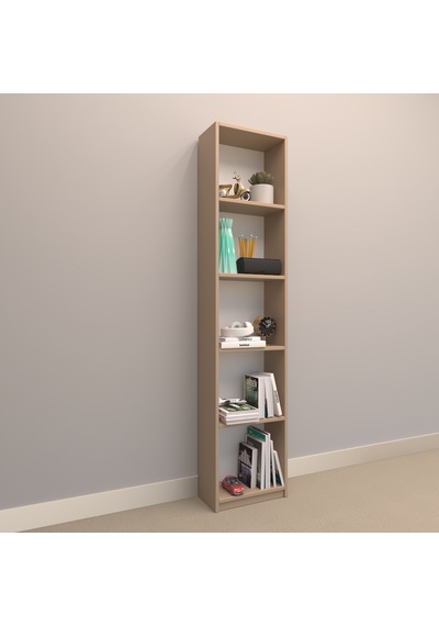 Rafkestir Alina Suntalam Kitaplık ( 40 X 180 Cm ) Cappicino