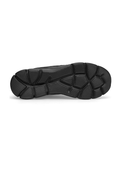 Elit Asprt251 Büyük Numara Erkek Klasik Sneaker Siyah - Füme