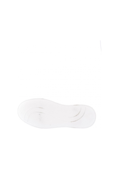 Dgn 477-23y Kadin Kalin Taban Bağcikli Sneaker Ayakkabi 477-1567-R0198 Beyaz
