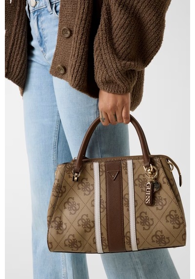 Guess Noelle Logo Iı Kadın El Çantası Hwss9672070 Kahverengi