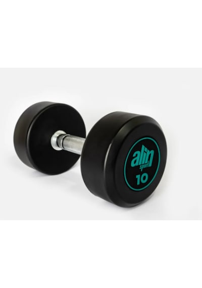 Alin Sport 10 Kg Kauçuk Kaplı Profesyonel Olimpik Dumbbell Dambıl