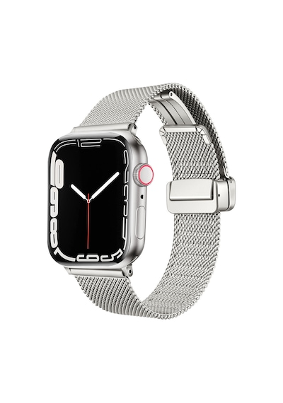 Watch 7 45mm Uyumlu Krd-85 Metal Mkst Kordon-gümüş