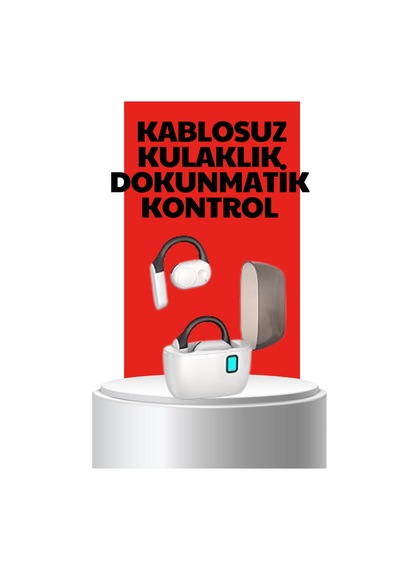Kablosuz Bluetooth Kulaklık Otomatik Eşleşme, Tek Tuş Kontrol, Stereo Ses - Diğer