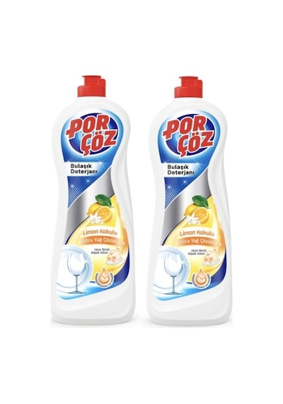 Porçözbulaşık Deterjanı Limon Kokulu 2 X 675 Ml