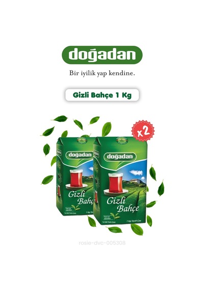 Doğadan 2'li Gizli Bahçe Dökme Çay 1 Kg Ve Rosie