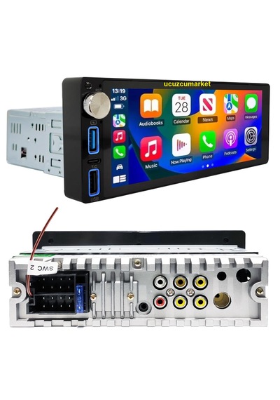 6.86 Inç Dokunmatik Geniş Ekran Oto Teyp Geri Vites Kamera+bluetooth+mirror Link