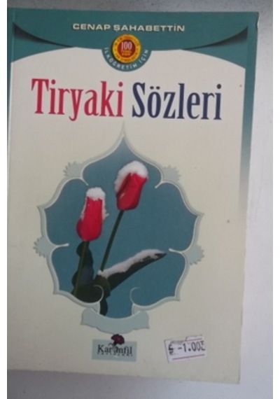 Tiryaki Sözleri/Cenap Şahabettin
