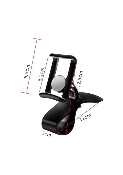 Araç İçi Konsola Takılan Döner Başlıklı Telefon Kıskacı Telefon Tutucu Bx40 Diğer
