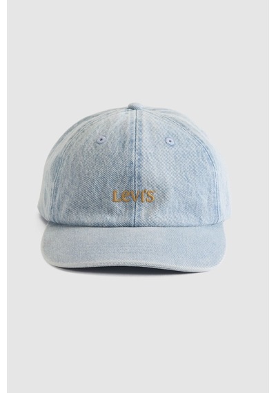 Levi's Club Logo Im Cold In Here Hat Light Indigo Erkek Şapka-24624 Açık Mavi
