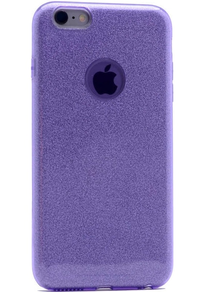 Apple Uyumlu iPhone 6 Plus Kılıf Zore Shining Silikon Siyah