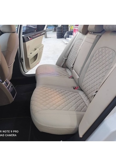 Skoda Superb Araca Özel Deri Oto Koltuk Kılıfı (476098996)