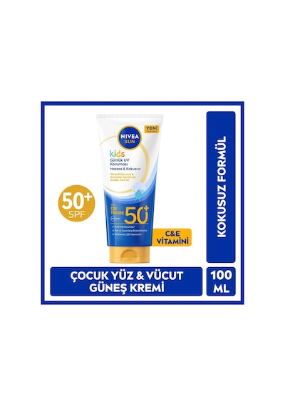 Nivea Sun Çocuk Günlük Koruma Güneş Kremi 50+spf 100 Ml