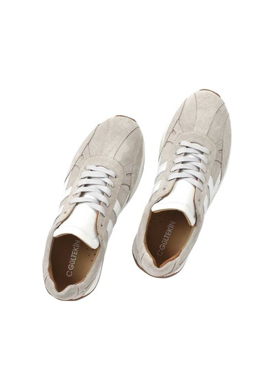 Kadın Bej Süet Deri Sneaker