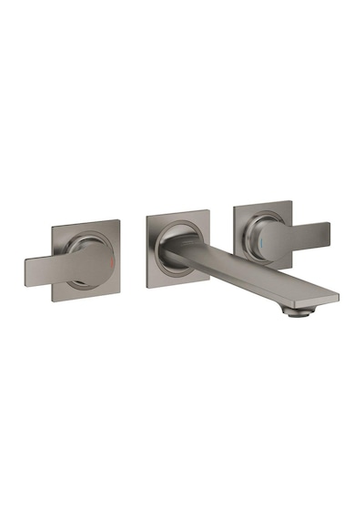 Grohe Allure 20193AL2 Sıva Üstü Grubu Fırçalı Sert Ankastre Lavabo Bataryası Grafit Nikel