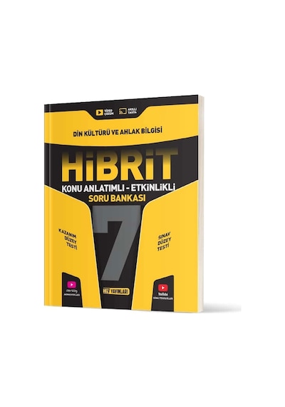 Hız Yayınları 7. Sınıf Din Kültürü Konu Anlatımlı Etkinlikli Hibrit Soru Bankası