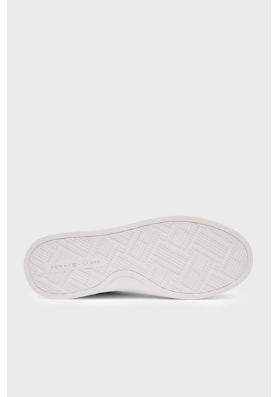 Tommy Hilfiger Deri Sneaker Ayakkabı Kadın Ayakkabı Fw0fw09105 0k6 Beyaz