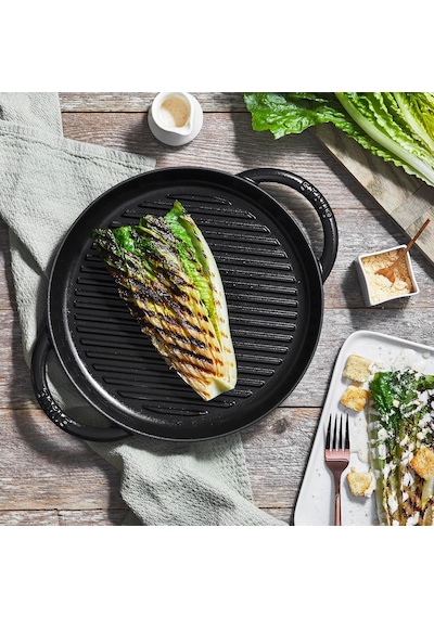 Staub B Döküm Izgara Tava Çift Kulplu 26 Cm Siyah Diğer