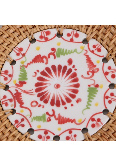 Rattan Çerçeveli 14 Cm. Nihale & Masa Veya Duvar Dekoru Diğer