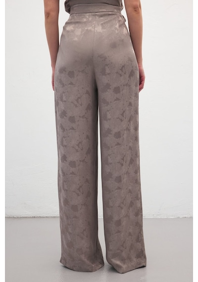 Sateen Camila Pantolon - Vizon-137189 Vizon