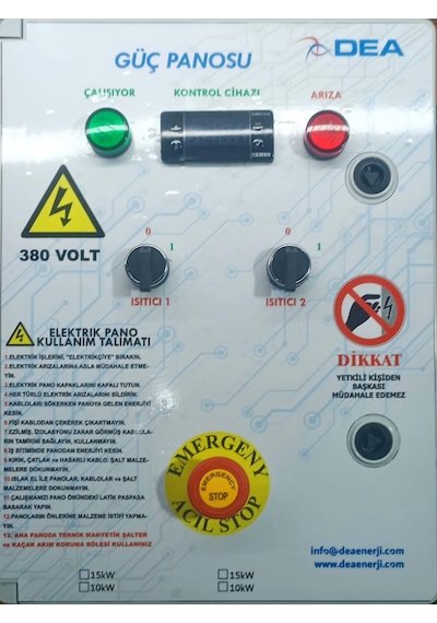 Dea 1x15kw Isıtıcı Panosu
