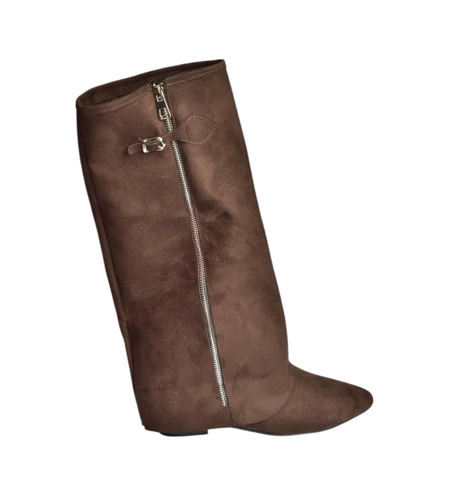 Fox Shoes V380526402 Kahverengi Süet Düz Taban Fermuar Detaylı Kadın Çizme Kahverengi-süet Fox Shoes V380526402 Kahverengi Süet Düz Taban Fermuar Detaylı Kadın Çizme Kahverengi-süet