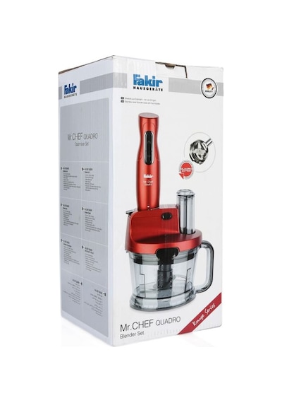 Fakir Mr Chef Quadro 1000 W Mikser & Blender Seti