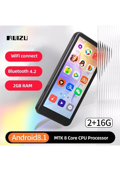 Ruizu Z80 Android Mp3 Mp4 Çalar Bluetooth Wifi 16gb