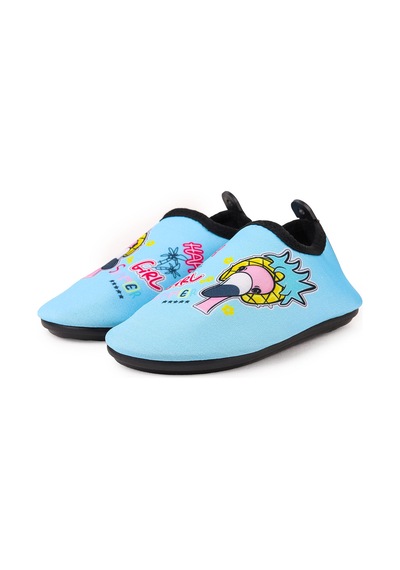 Kiko Kids Bird Havuz Plaj Kız Çocuk Deniz Ayakkabısı 8535 Mavi Mavi