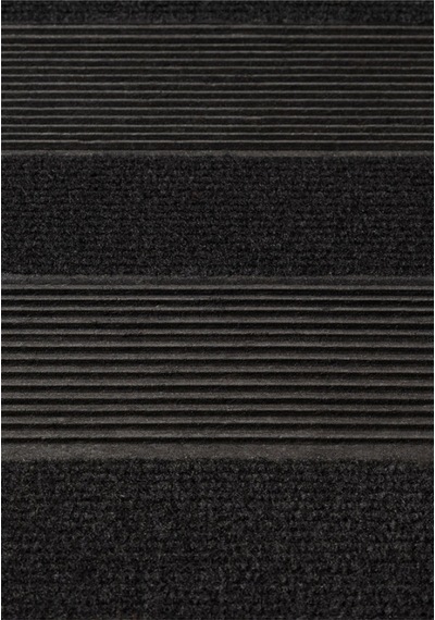 Delta Cc002a Siyah Kaymaz Taban Nem Alıcı Toz Alıcı Kapı Önü Paspası Uv Dayanıklı 45x70 Cm