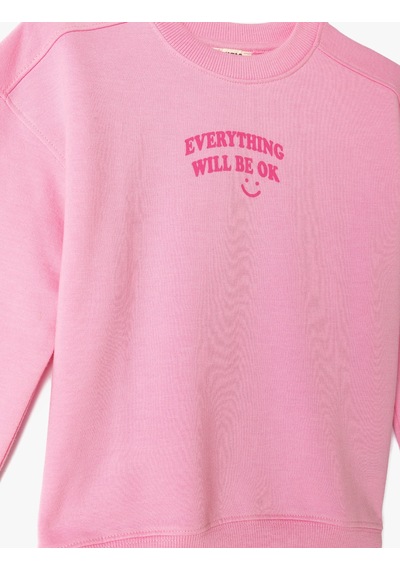 Koton 2'li Eşofman Takımı Sweatshirt Ve Eşofman Altı Şardonlu Pembe 5wkg10319ak Gülkurusu Koton 2'li Eşofman Takımı Sweatshirt Ve Eşofman Altı Şardonlu Pembe 5wkg10319ak Gülkurusu