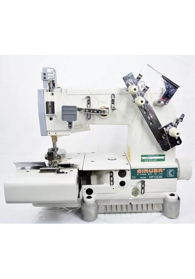 Siruba Hf008-02064p/fbq/c İki İğne Bıçaklı Kot Köprü Hazırlama Makinası Tayvan