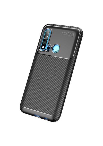 Huawei P20 Lite 2019 Kılıf Zore Negro Silikon Kapak Siyah