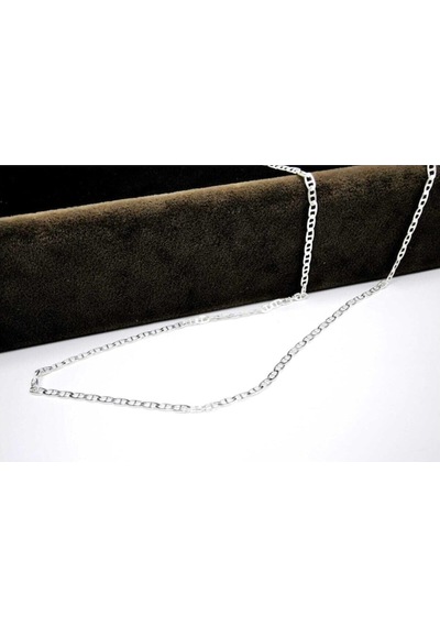 Omar Silver Unisex Barlı 2,30 Mm Gümüş Kolye Zincir Omr7821