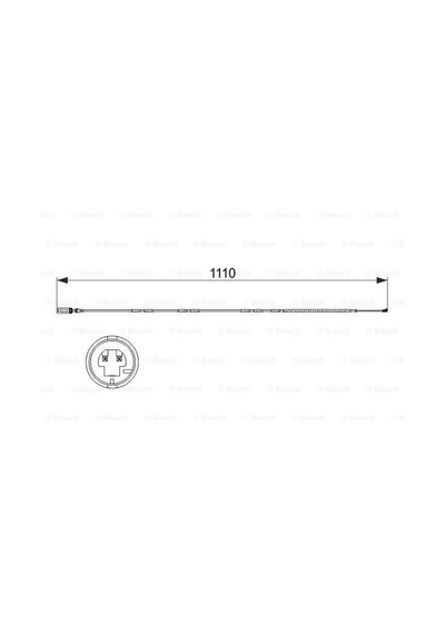 Bmw 3 E93 320i 2.0 2010-2013 Bosch Arka Balata Fişi