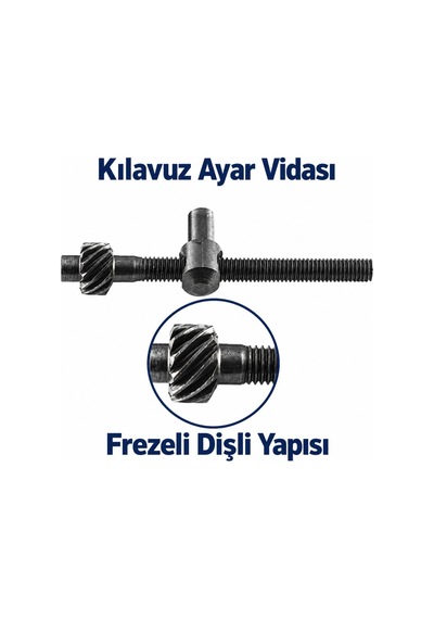 Hyundai 700/760/650 Uyumlu Frezeli Kılavuz Ayar Vidası 2 Li Paket