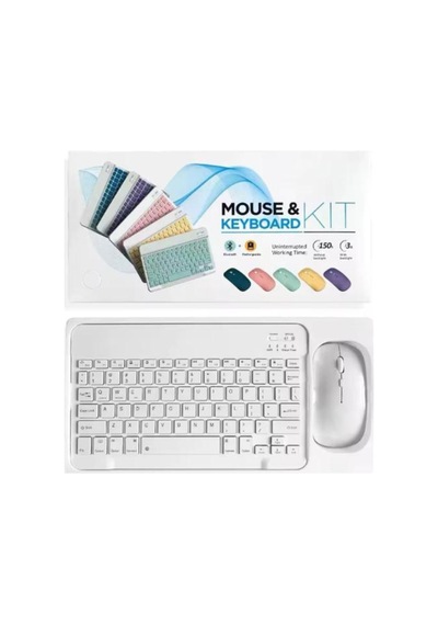 Zr20km Beyaz Kablosuz Klavye Mouse Set Tg 5klfk5h Diğer