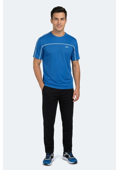 Slazenger Revıve Erkek Saks Mavi Tişört