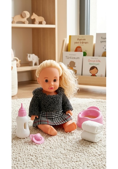 Asel 35 Cm Altını Islatan Ve Konuşan Et Bebek